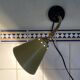 Vintage adjustable wall light – yellow metal and brass – 1960s