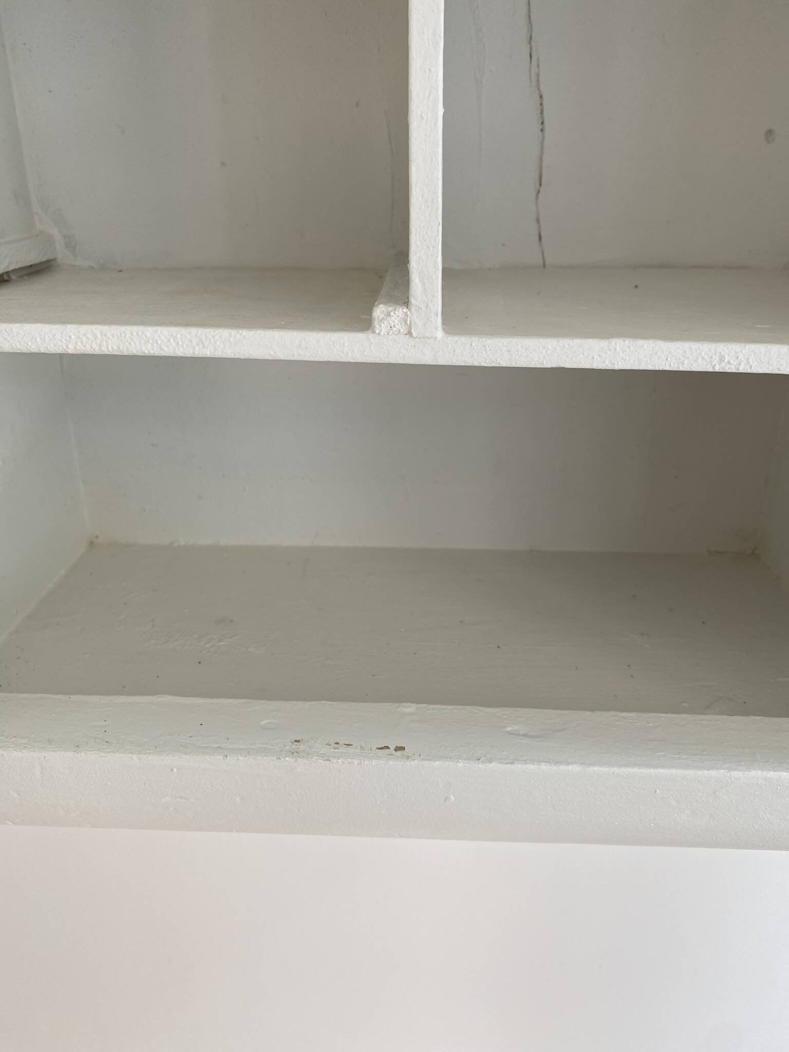 Vintage wall cabinet, White medicine cabinet