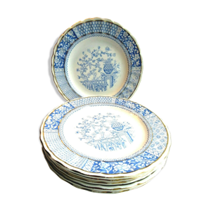 set de 6 assiettes à