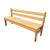 Mid-century vintage children's school bench