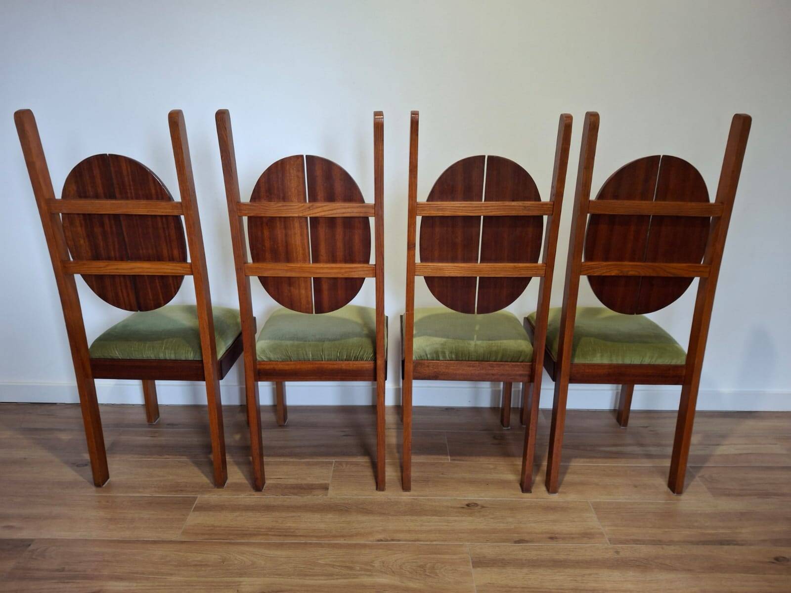 Set of four 1950s Chairs, Poland