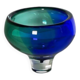 Vintage Glass Bowl • Gerard Thomassen • Glasfabriek Leerdam • 1990