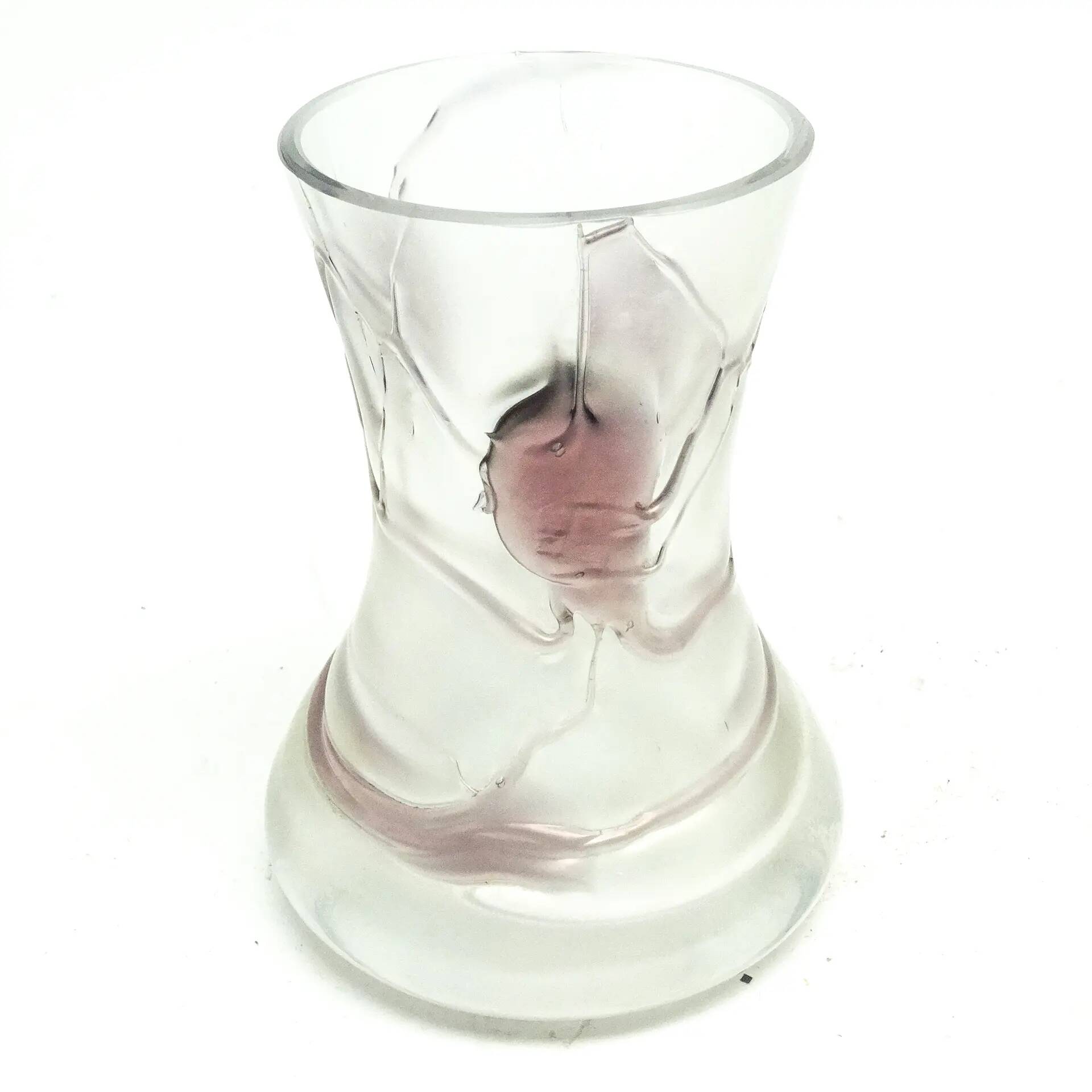Art Nouveau vase, glass, Germany, 1970s