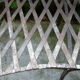 Old wrought iron bench