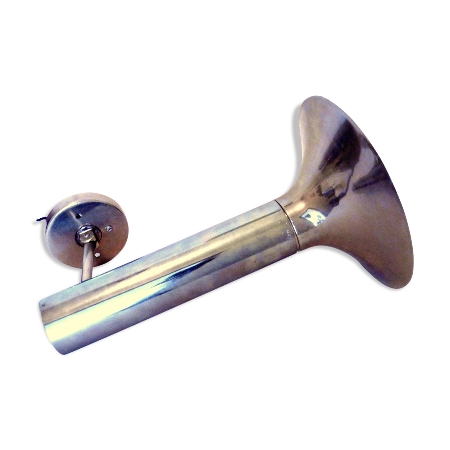 Lamp, Vintage Design stainless steel wall lamp with its colorful bulb provided!
