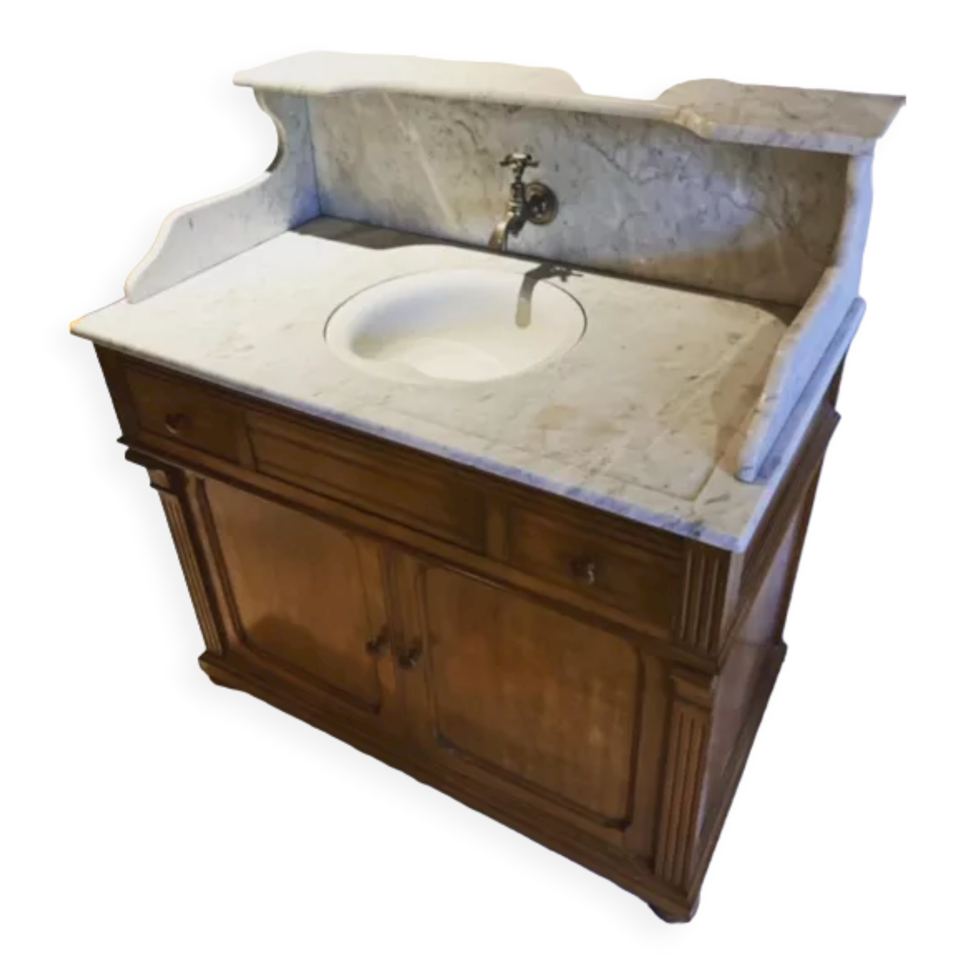 Bathroom cabinet with swivel sink 1930/40