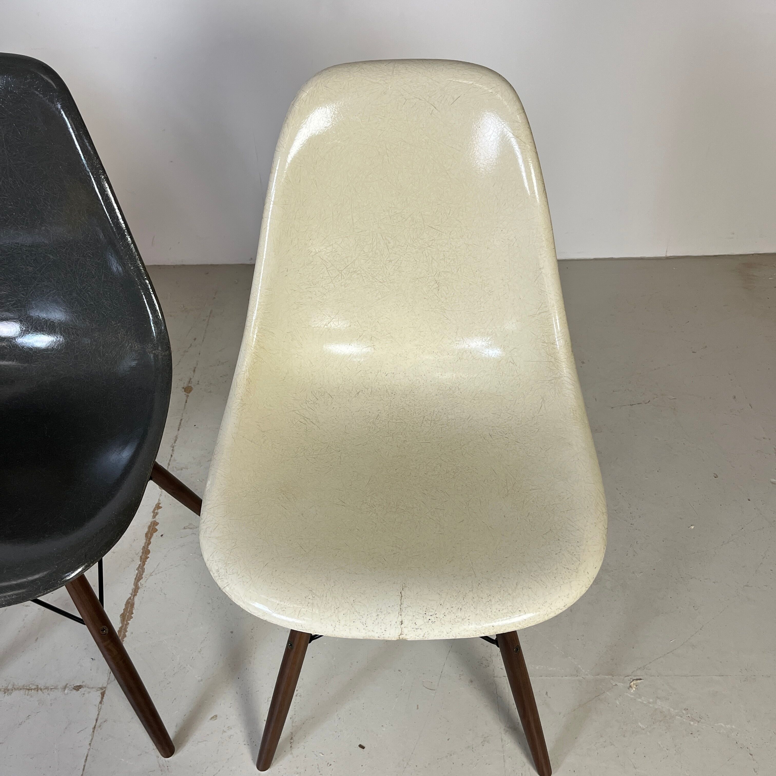 DSW side chairs by Charles & Ray Eames for Herman Miller