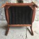 Scandinavian armchair in teak and leather - 1960