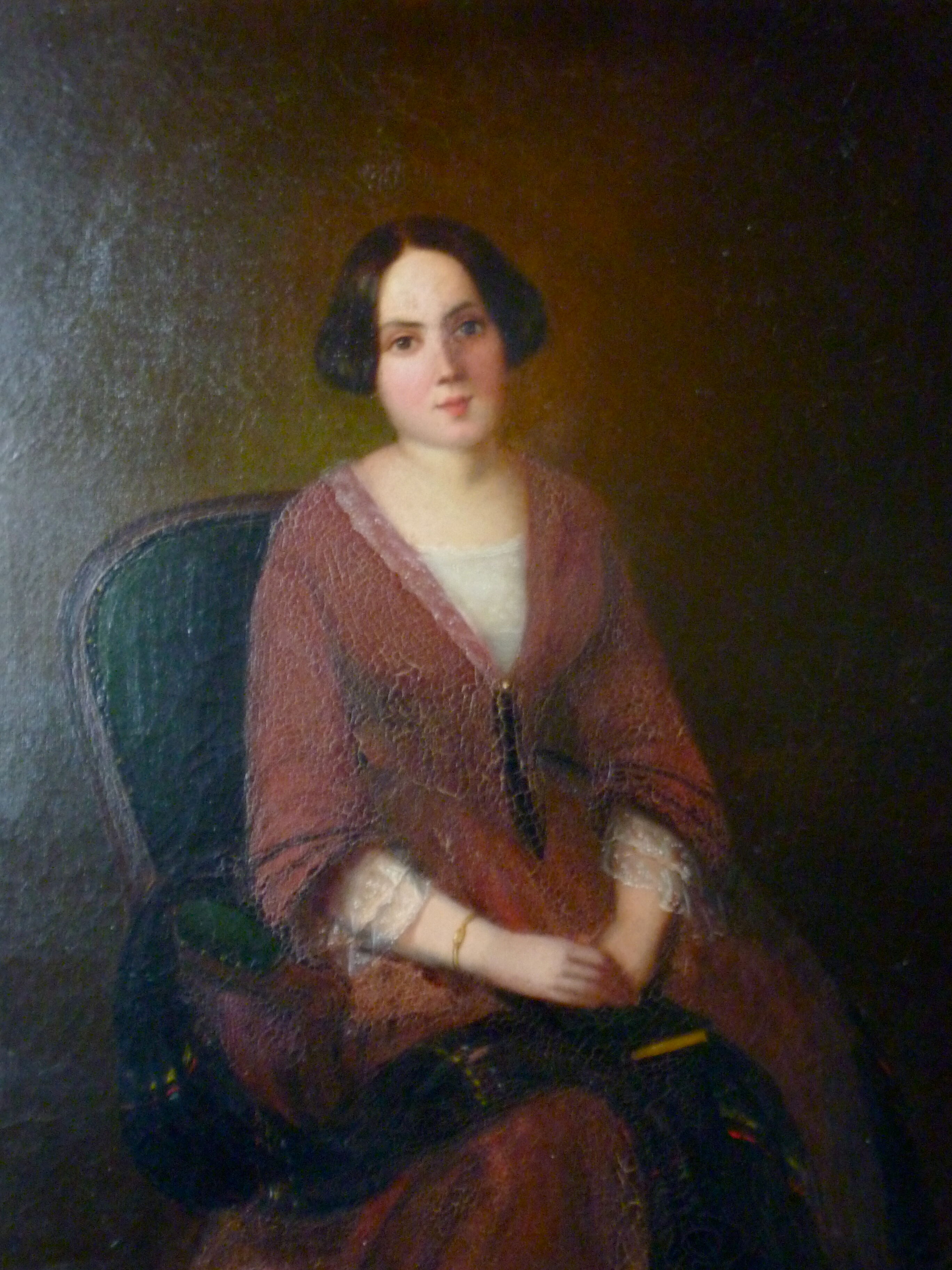 Portrait of a young woman late 19th century