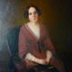 Portrait de jeune femme fin XIX