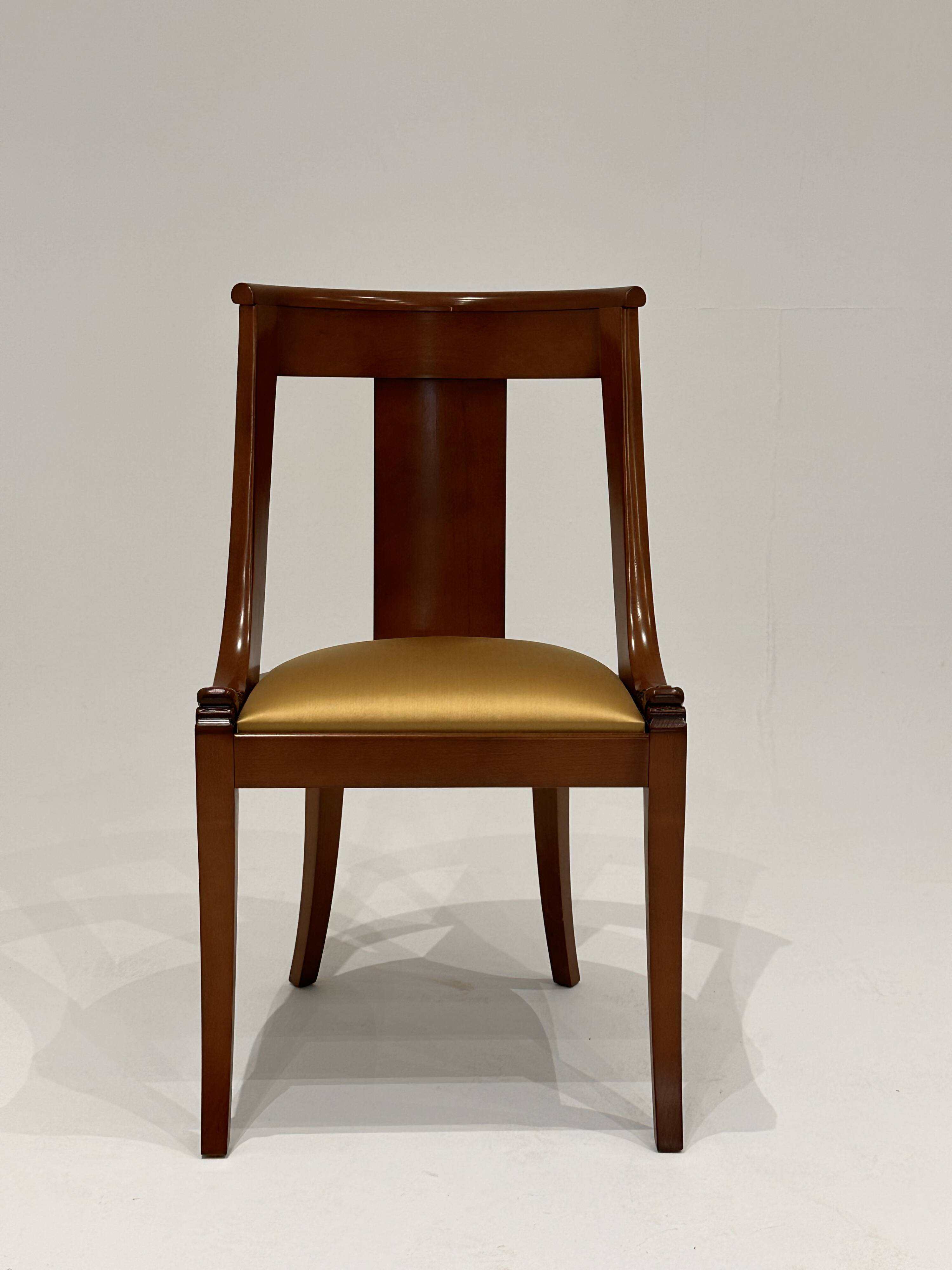 Pair of Empire style chairs