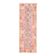 Vintage Turkish Oushak handmade wool cotton orange runner rug 71x202