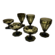 Set of 6 Art Deco glasses