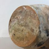 Old terracotta salt pot