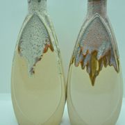 Paire de vases grés signé Cazanov collection céramique 50