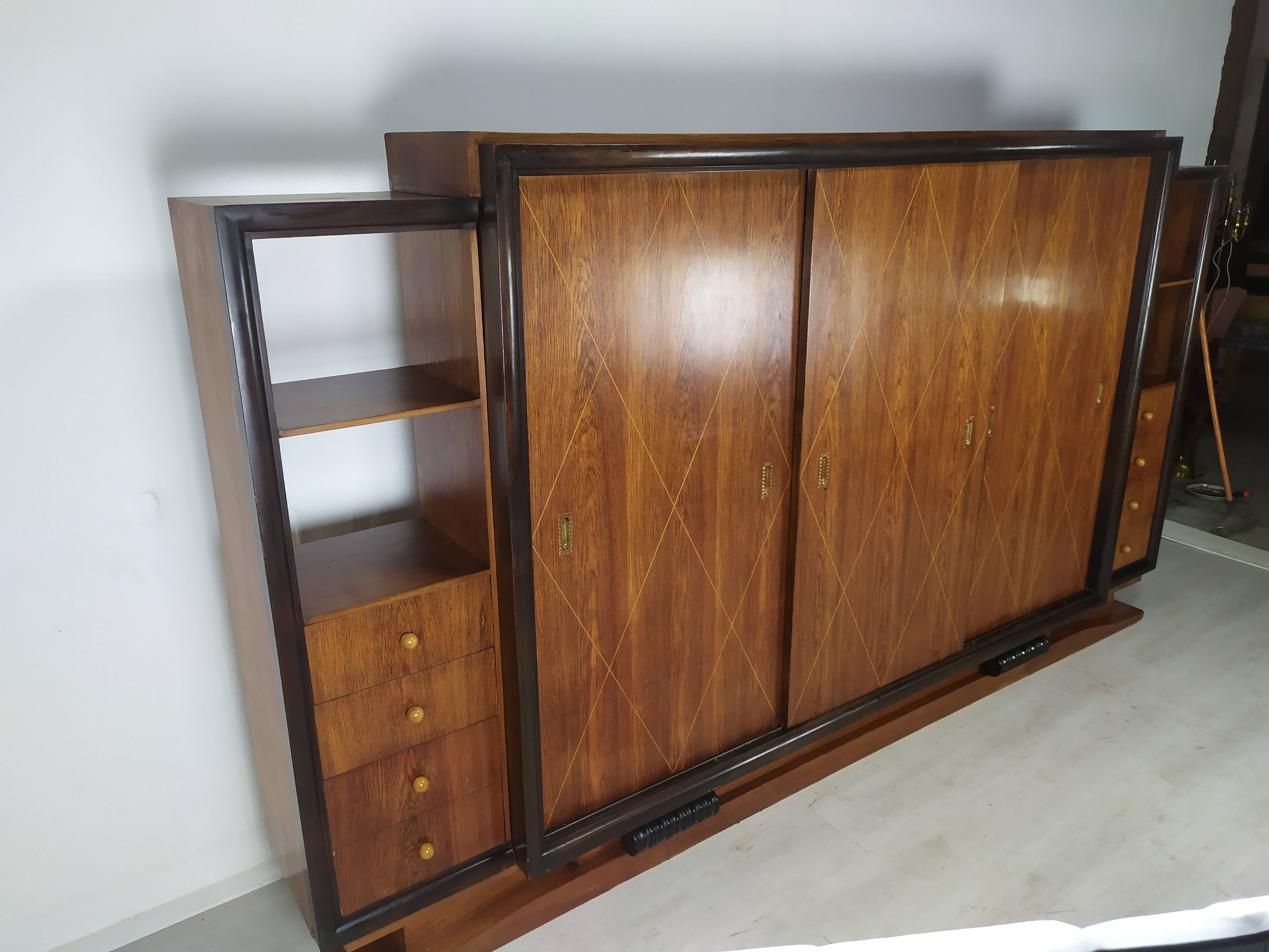 Art Deco library cabinet