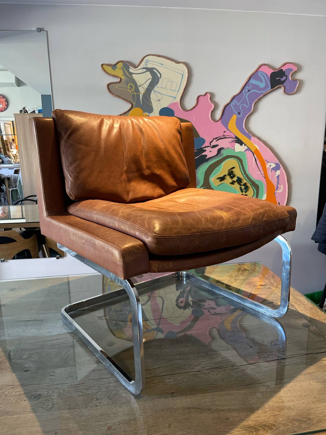Mid century DS-201 leather armchair by Robert Haussmann for De Sede - Switzerland 1957