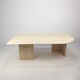 Mid-Century Italian Travertine Coffee Table, 1980s