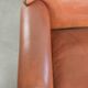 Ensemble de deux fauteuils design de Bart van Bekhoven en cuir de mouton.