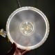 Pendant lamp, antique lampshade in white and gold granite glass