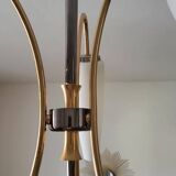 Vintage three-branch light fixture