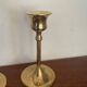 Bougeoirs scandinaves en laiton vintage