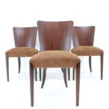 1950s  Jindrich Halabala Restored Dining Chairs H-214 for UP Závody, Set of 4