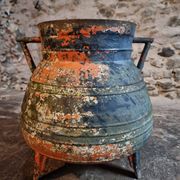 Set of antique cast iron pots (cauldrons), France, 1880–1900