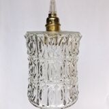 Lampe baladeuse vintage verre moulé