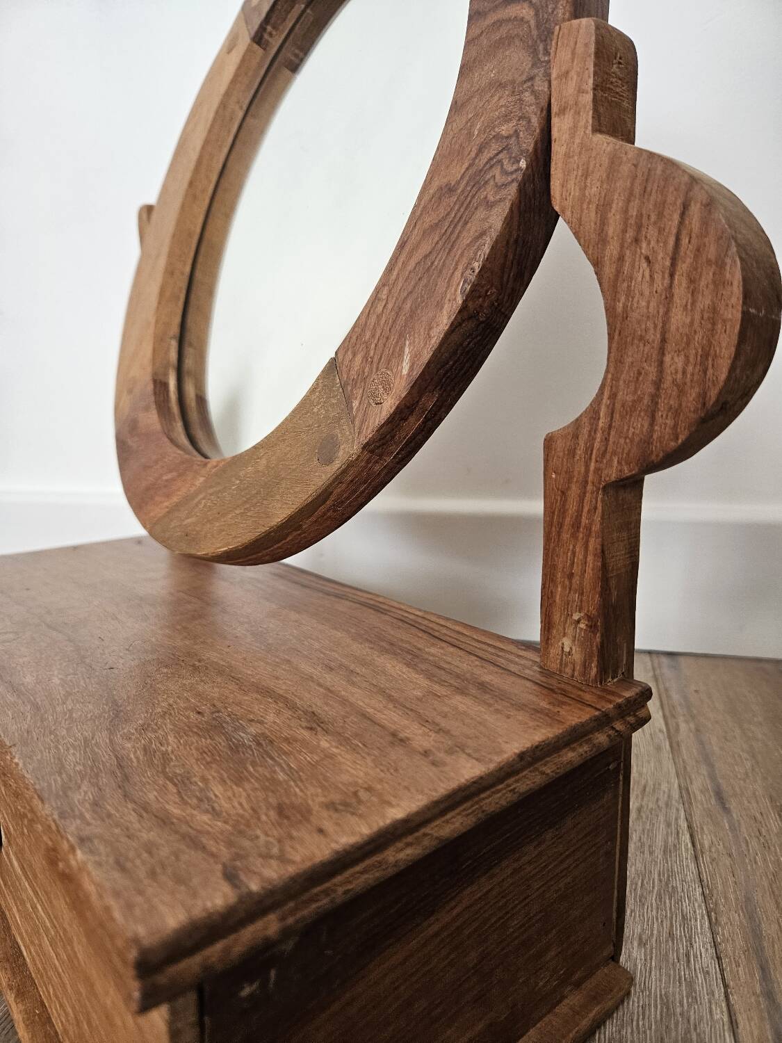 Wooden Swivel Dressing Table Mirror