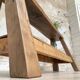 Workshop workbench in solid oak