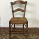 Chaise ancienne bois et paille