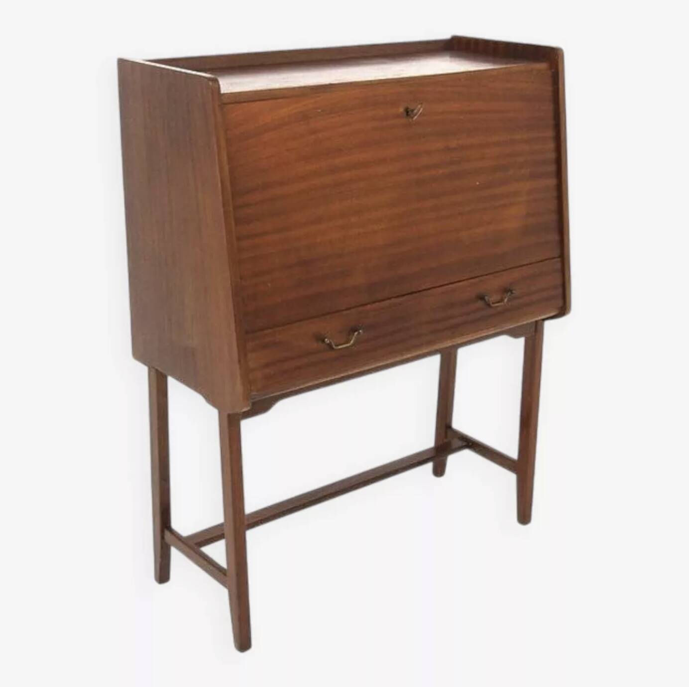 Secrétaire scandinave en acajou, Suède, 1950