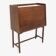Scandinavian mahogany secretary desk, Sweden, 1950