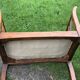 Bench, end of sofa, two-tone wooden end of bed. Old