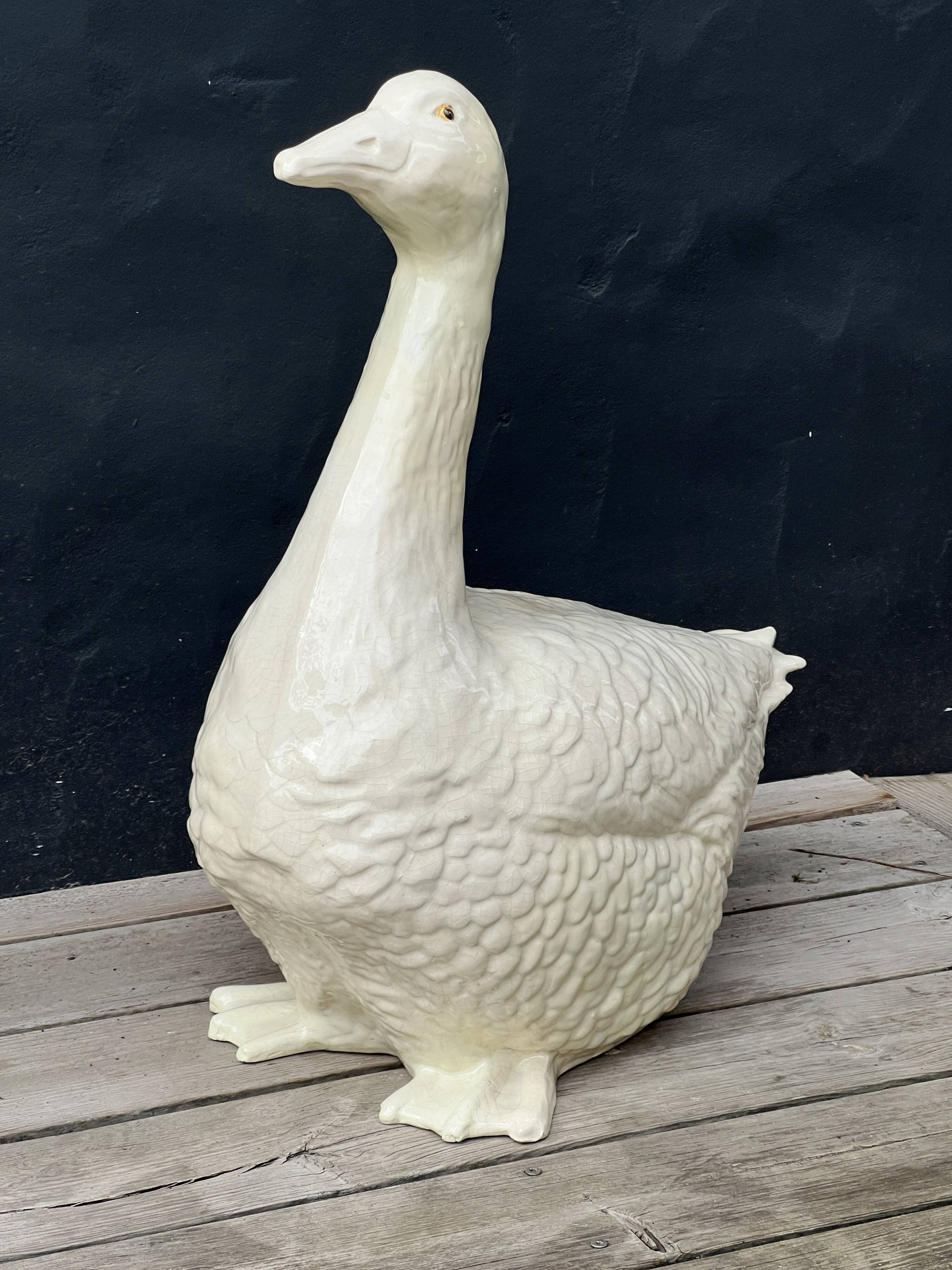 Ceramic goose