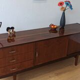 Modernist long sideboard of the 1970s