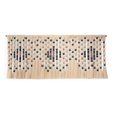 Contemporary Geometric Artisian Raw Cotton South American Sculpture / Tape