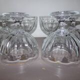 6 ice cream or dessert cups on foot