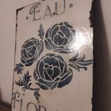 Décoration murale façon plaque émaillée
