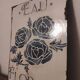 Enameled plaque-style wall decoration