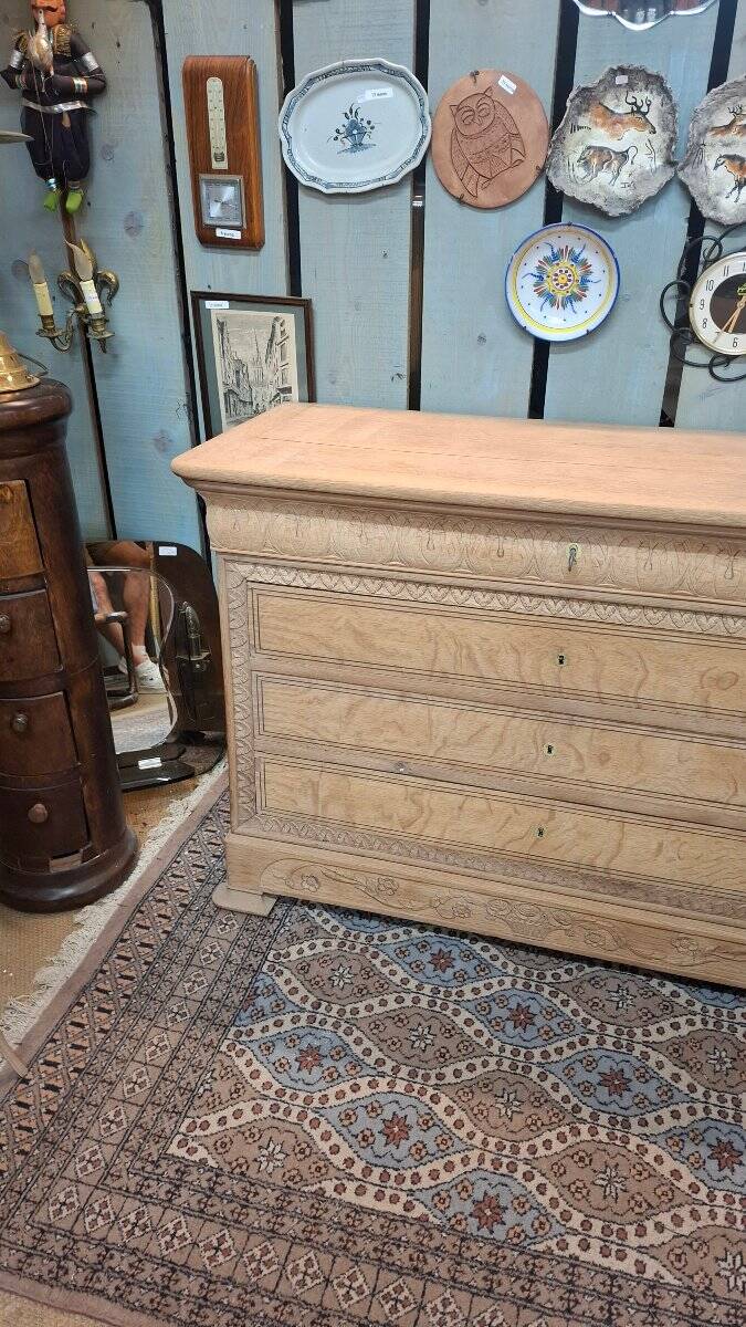 Commode époque Louis philippe chêne