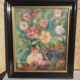 Oil on canvas bouquet of flowers Georges Benoit
