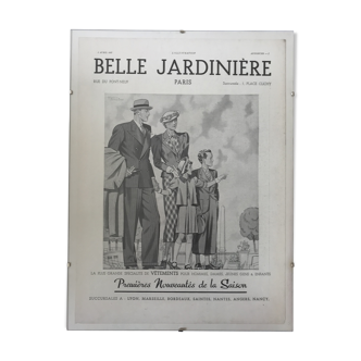Affiche publicitaire Belle Jardinière 1937