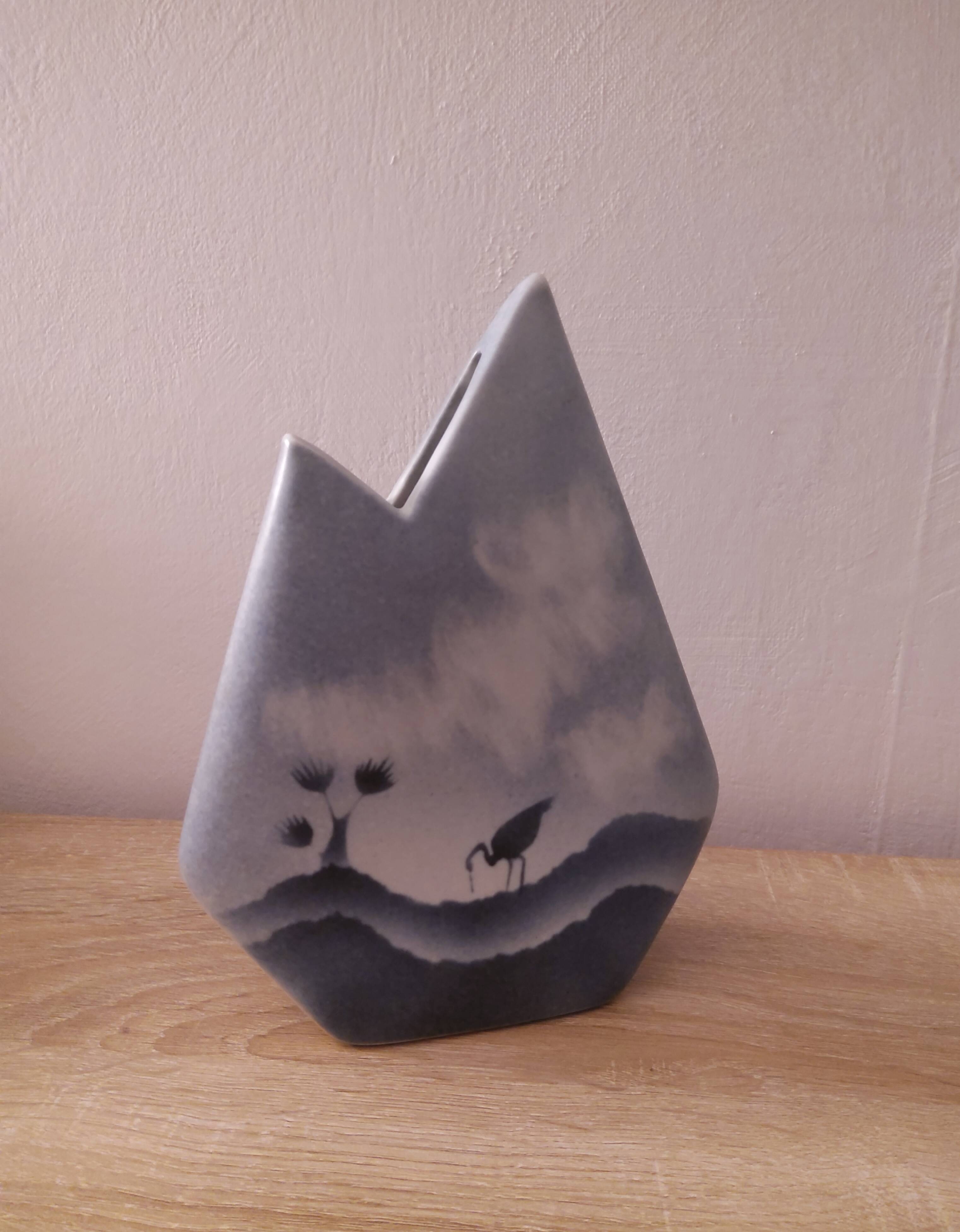 "Virebent" porcelain vase