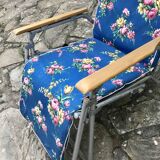 Vintage sunbed lounger