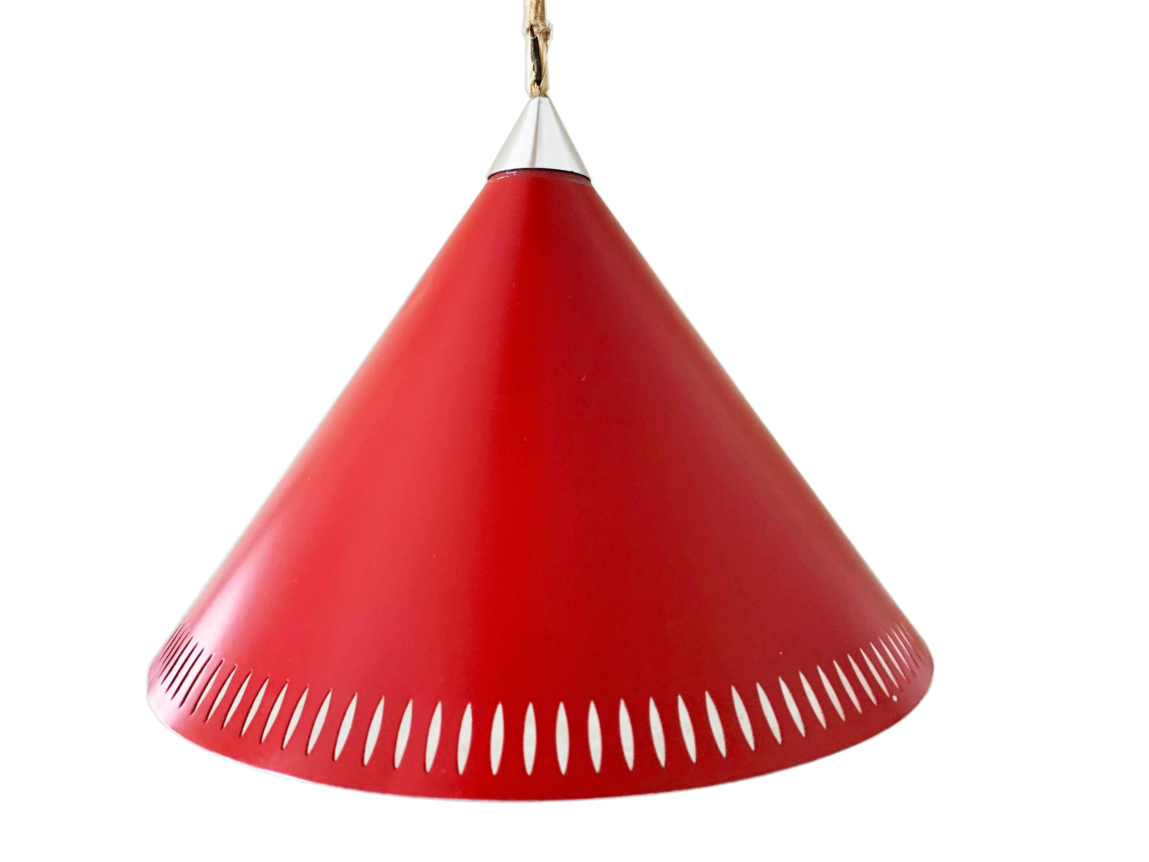 Pendant Lamp by Bent Karlby for Lyfa, Denmark, 1960