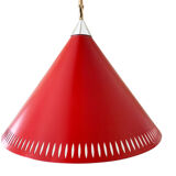 Pendant Lamp by Bent Karlby for Lyfa, Denmark, 1960