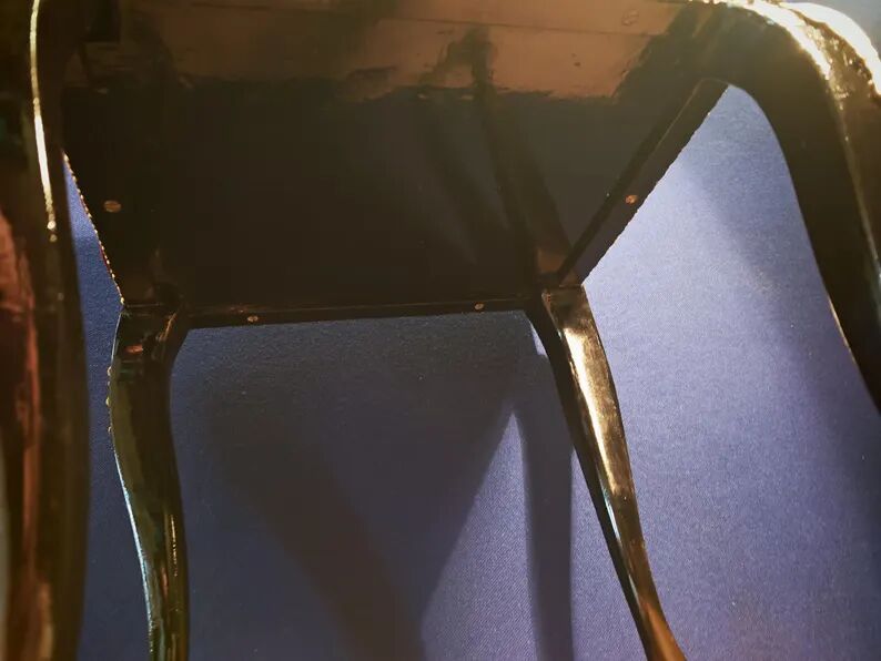Vintage French style vanity stool