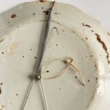 2 Plates in Nevers Earthenware (known as La Rochelle) | Bird | 18th century